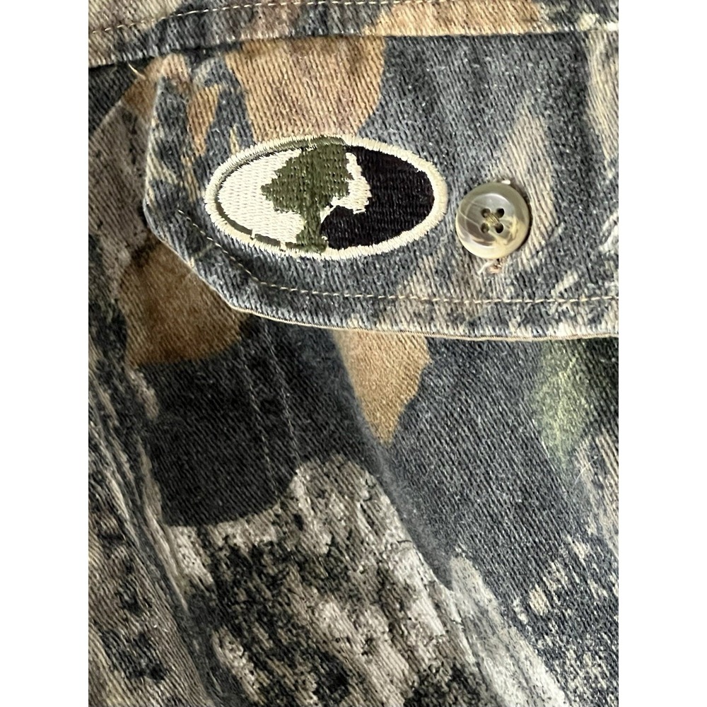 Mossy Oak Scent Stop Pro Camo Hunting Mens Shirt Large Button Down Long Sleeve - Picture 3 of 12